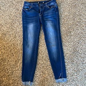 Women’s cropped blue Jean size 5